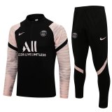 2021-2022 PSG Black - Pink Football Traning Suit Men's