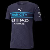 2021-2022 Manchester City Third Men's Football Shirt #Player Version