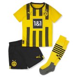 2022-2023 Borussia Dortmund Home Football Full Kit ( Shirt + Short + Sock ) Children's