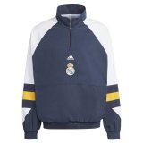 2023-2024 Real Madrid Navy All Weather Windrunner Football Jacket Men's #Half-Zip Icon