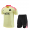 2024-2025 PSG Yellow Football Training Set (Shirt + Short) Men's