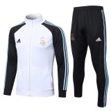2023 Argentina White Football Training Set (Jacket + Pants) Men's