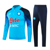 2023-2024 Napoli Blue Football Training Set (Sweatshirt + Pants) Men's