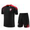 2024 Portugal Black Football Training Set (Shirt + Short) Men's