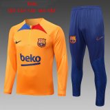 2022-2023 Barcelona Orange Football Training Set Children's