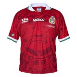 1998 Mexico Red Football Shirt Men's #Retro