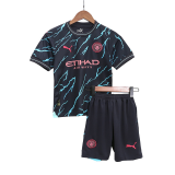 2023-2024 Manchester City Third Away Football Set (Shirt + Short) Children's