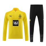 2023-2024 Borussia Dortmund Yellow Football Training Set (Sweatshirt + Pants) Men's
