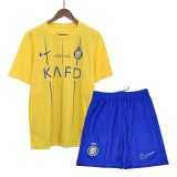 2023-2024 Al Nassr Home Football Set (Shirt + Short) Men's