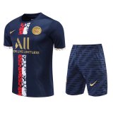 2022-2023 PSG Royal Short Football Training Set ( Shirt + Short ) Men's
