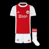 2021-2022 Ajax Home Children's Football Shirt (Shirt+Short+Socks)