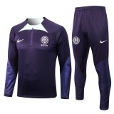 2022-2023 Inter Milan Purple Football Training Set Men's