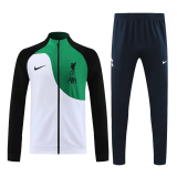 2023-2024 Liverpool Black&White&Green Football Training Set (Jacket + Pants) Men's