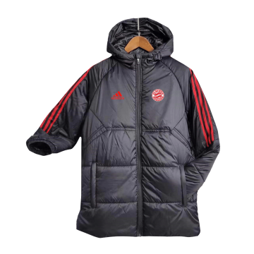 2023-2024 Bayern Munich Black Football Winter Jacket Men's