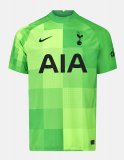 2021-2022 Tottenham Hotspur Goalkeeper Short Sleeve Men's Football Shirt
