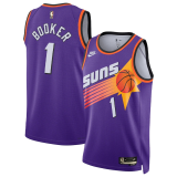 Male Phoenix Suns Classic Edition Jersey 2022-2023 Purple Devin Booker #1