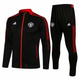 2021-2022 Manchester United Black Football Training Set (Jacket + Pants) Men's