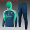 2023-2024 Barcelona Royal Football Training Set (Sweatshirt + Pants) Children's #Hoodie