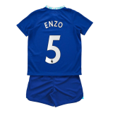 2022-2023 Chelsea Home Football Set (Shirt + Short) Children's #ENZO '5
