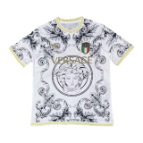 2023 Italy x Versace White Special Edition Football Shirt Men's