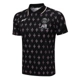 2021-2022 PSG Black Digits Football Polo Shirt Men's
