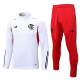 2023-2024 Flamengo White Football Training Set Men's