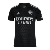 2023-2024 Arsenal Goalkeeper Black Football Shirt Men's