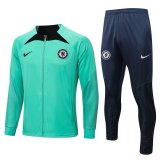 2022-2023 Chelsea Green Football Training Set (Jacket + Pants) Men's