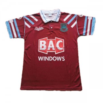 1991-1992 West Ham United Home Football Shirt Men's #Retro