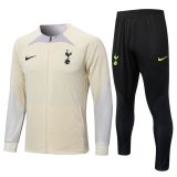 2022-2023 Tottenham Hotspur Cream Football Training Set (Jacket + Pants) Men's