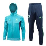 2023-2024 Juventus Green Football Training Set (Jacket + Pants) Men's #Hoodie