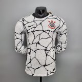 2021-2022 Corinthians Home Long Sleeve Men's Football Shirt #Player Version