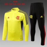 2022-2023 Flamengo Yellow Football Training Set Children's