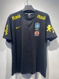 2022 Brazil Black II Football Polo Shirt Men's