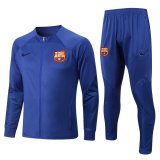 2022-2023 Barcelona Blue Football Training Set (Jacket + Pants) Men's