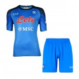 2022-2023 Napoli Home Football Set (Shirt + Short) Children's