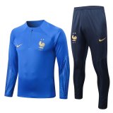 2022-2023 France Blue Football Training Set Men's