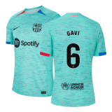 2023-2024 Barcelona Third Away Football Shirt Men's #GAVI #6