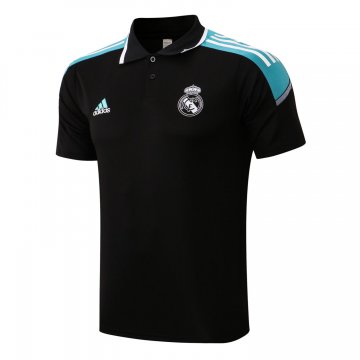 2021-2022 Real Madrid Black II Football Polo Shirt Men's