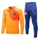 2022-2023 Netherlands Orange Football Training Set (Jacket + Pants) Men's