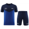 2023-2024 Customize Blue NK-ND03 Football Training Set (Shirt + Short) Men's