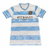 2022-2023 Manchester City Special Edition Blue Football Shirt Men's