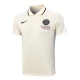 2023-2024 PSG Beige Football Polo Shirt Men's