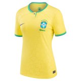2022 Brazil Home Football Shirt Women's