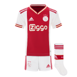 2022-2023 Ajax Home Football Full Kit ( Shirt + Short + Sock ) Children's