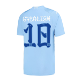 2023-2024 Manchester City Japanese Tour Printing Home Football Shirt Men's #GREALISH #10
