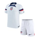 2022 USA Home Football Set (Shirt + Short) Children's