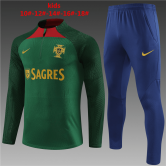 2024 Portugal Green Football Training Set Children's