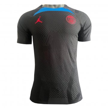 2022-2023 PSG Pre-Match Black Short Football Training Shirt Men's #Match