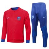 2022-2023 Atletico Madrid Red Football Training Set (Jacket + Pants) Men's